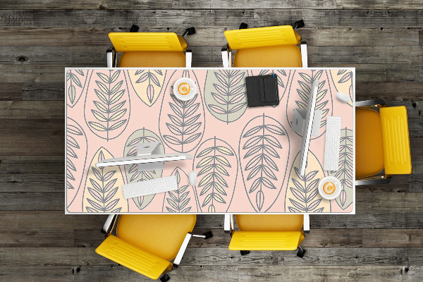 Tapis de bureau Feuilles colorées