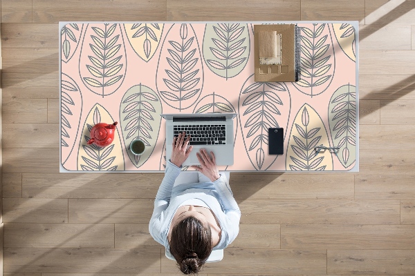 Tapis de bureau Feuilles colorées