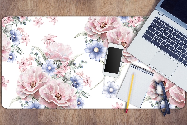 Sous-main bureau Bouquet délicat