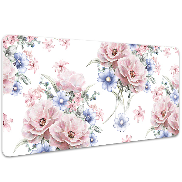 Sous-main bureau Bouquet délicat
