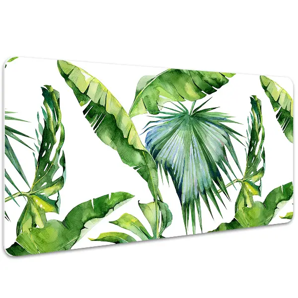 Sous-main bureau Feuilles de la jungle