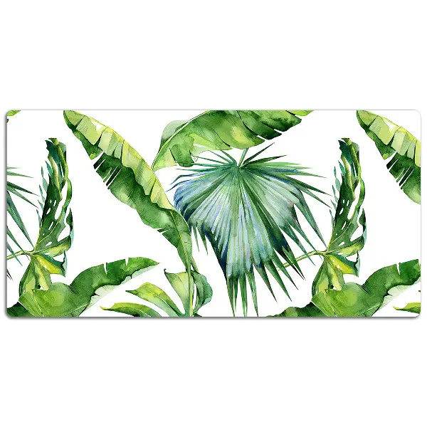 Sous-main bureau Feuilles de la jungle
