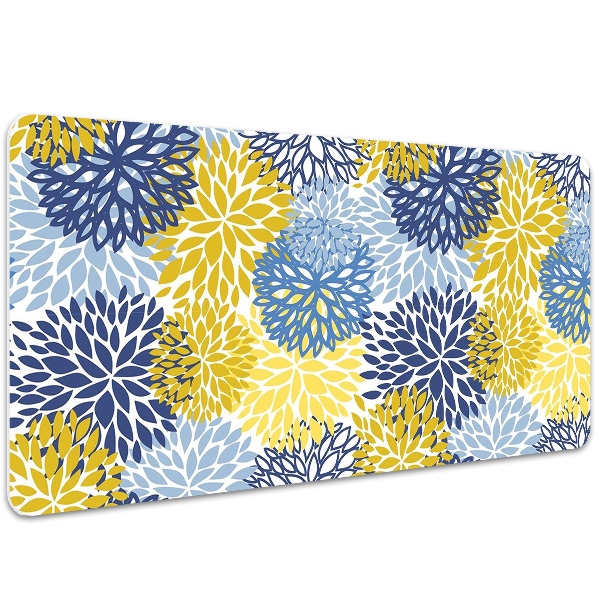 Sous-main bureau Fleurs de chrysanthème