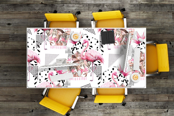 Sous main de bureau Flamants