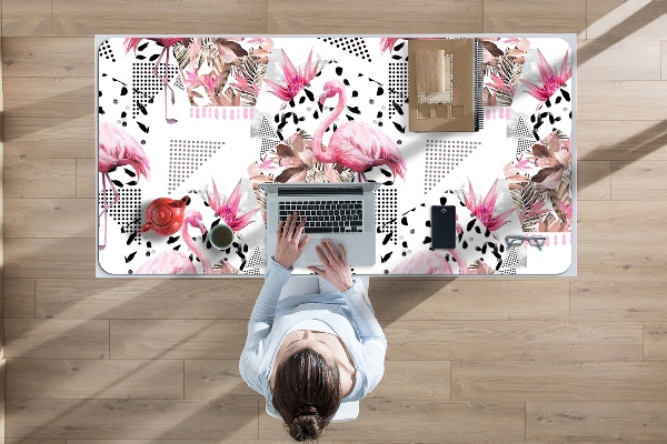 Sous main de bureau Flamants