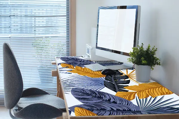 Sous-main bureau Feuilles de palmier