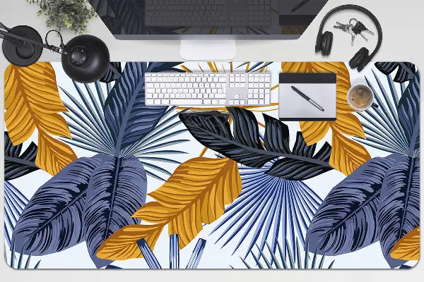Sous-main bureau Feuilles de palmier