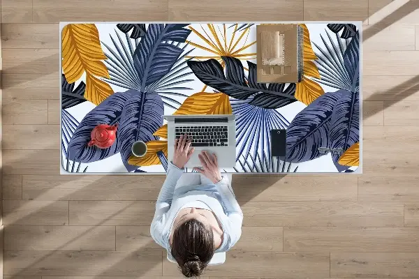 Sous-main bureau Feuilles de palmier