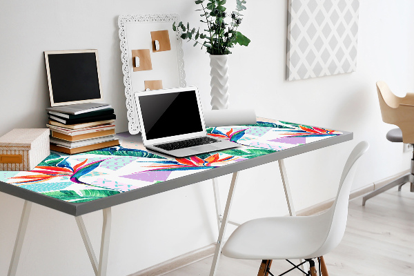 Sous-main bureau Flore tropicale