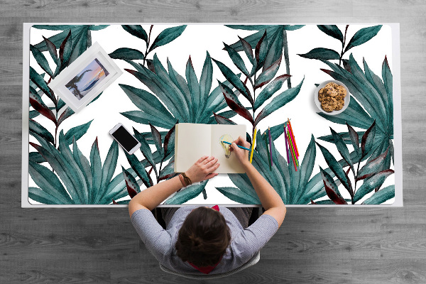 Sous-main bureau Illustration tropicale
