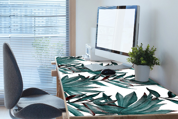 Sous-main bureau Illustration tropicale