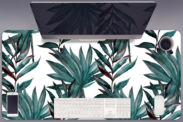 Sous-main bureau Illustration tropicale