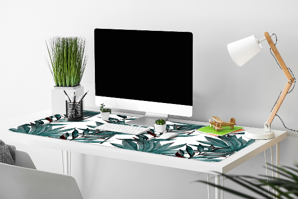 Sous-main bureau Illustration tropicale