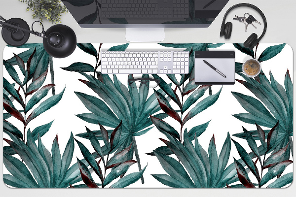 Sous-main bureau Illustration tropicale