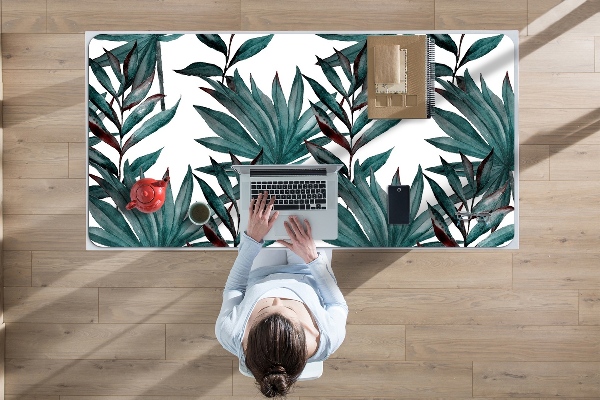 Sous-main bureau Illustration tropicale
