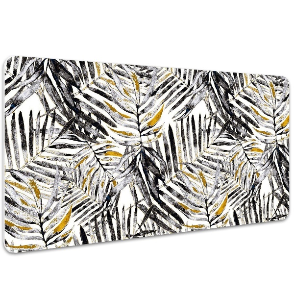 Sous main de bureau Feuilles noires