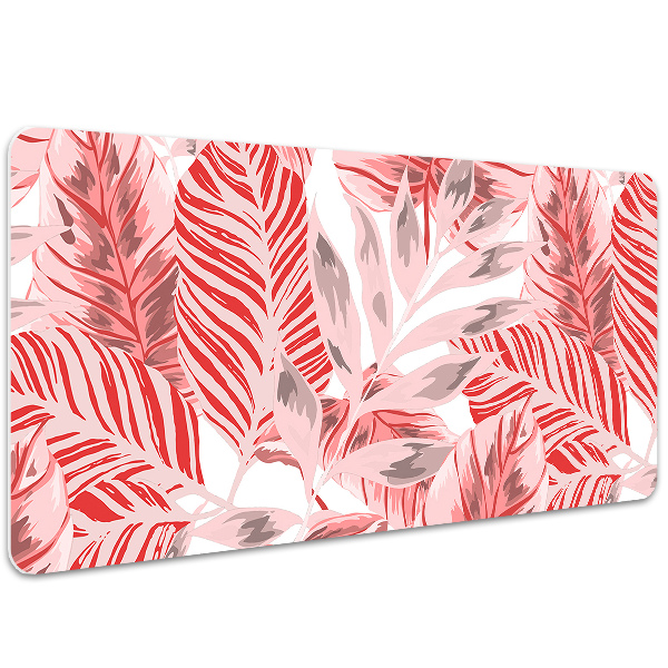 Sous-main bureau Jungle rose