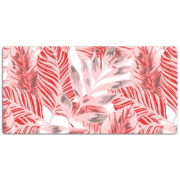 Sous-main bureau Jungle rose