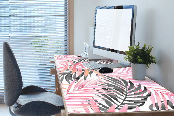 Sous-main bureau Feuilles de palmier