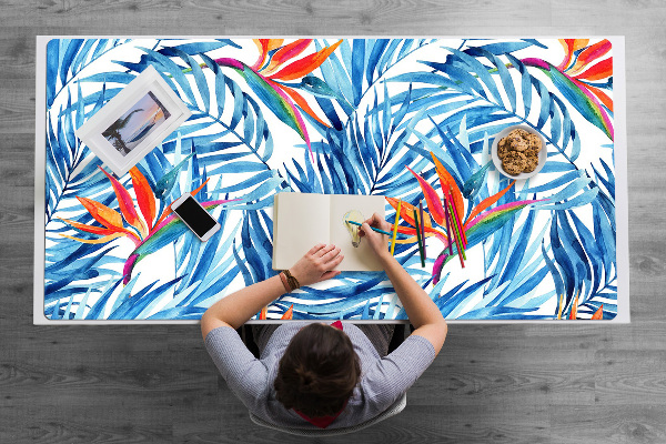 Tapis de bureau Paradis bleu
