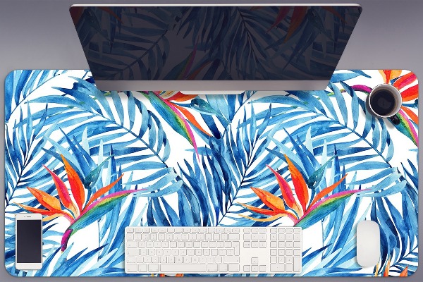 Tapis de bureau Paradis bleu