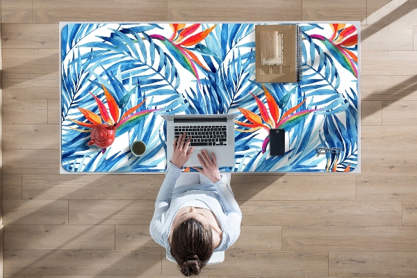 Tapis de bureau Paradis bleu