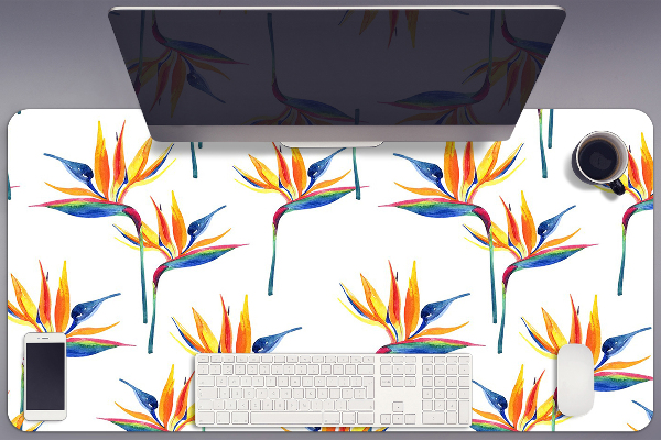 Tapis de bureau Fleurs colorées