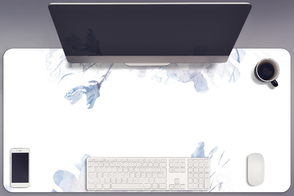 Sous-main bureau Roses pastel