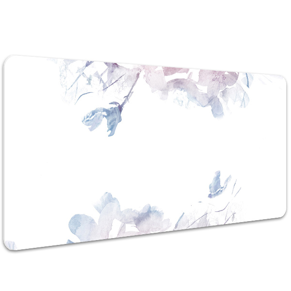 Sous-main bureau Roses pastel