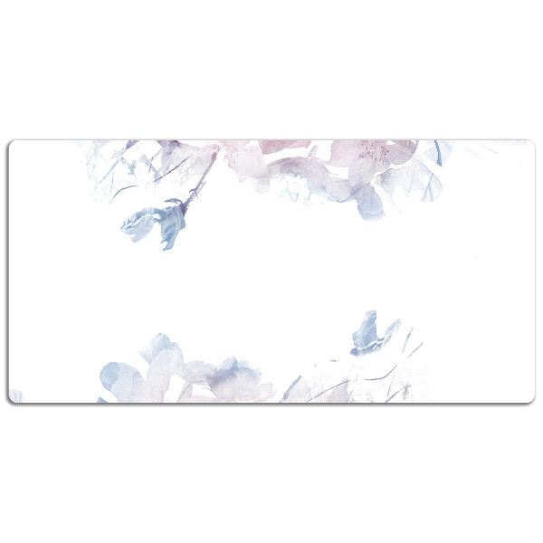 Sous-main bureau Roses pastel