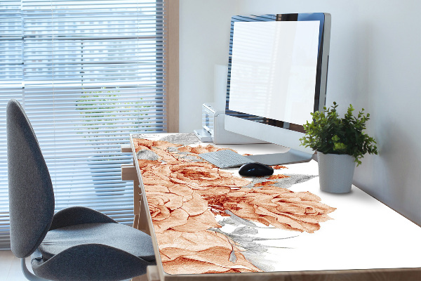 Sous main de bureau Roses épanouies