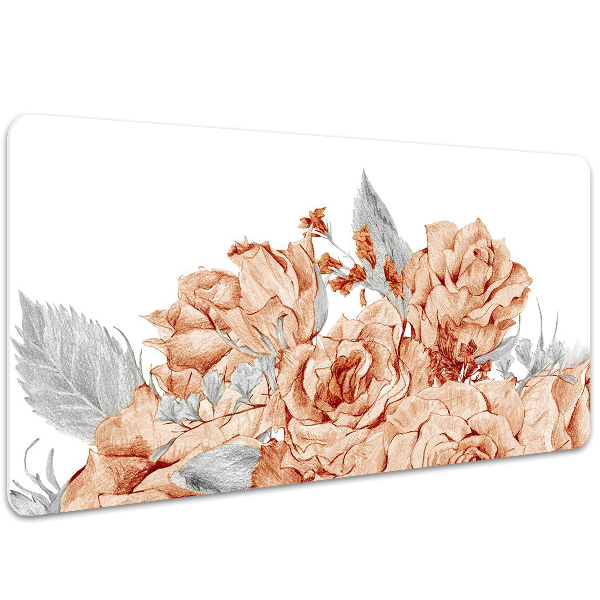 Sous main de bureau Roses épanouies