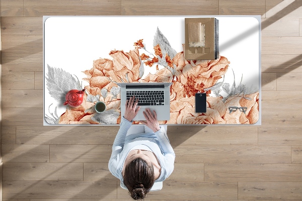Sous main de bureau Roses épanouies