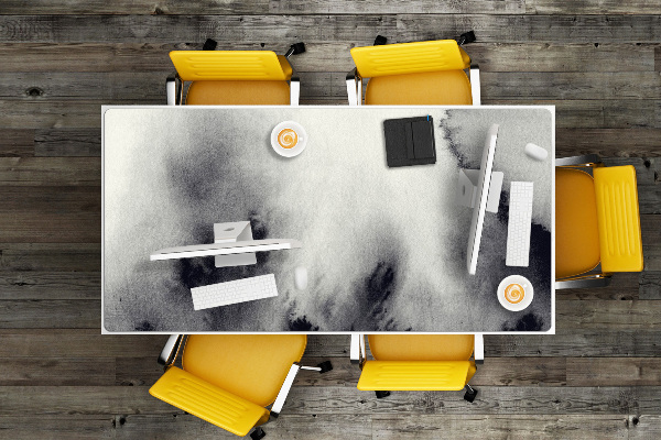Tapis de bureau Taches d'encre
