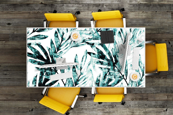 Sous-main bureau Paume tropicale