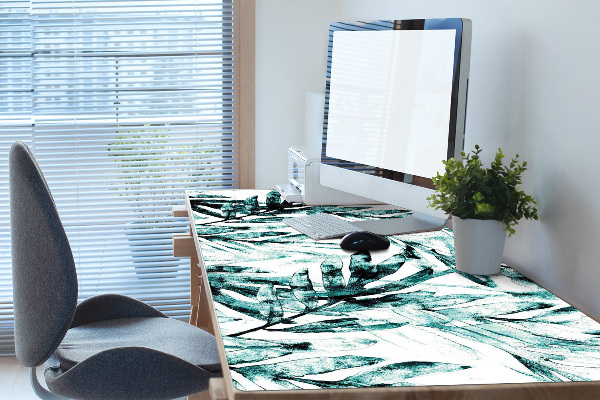 Sous-main bureau Paume tropicale