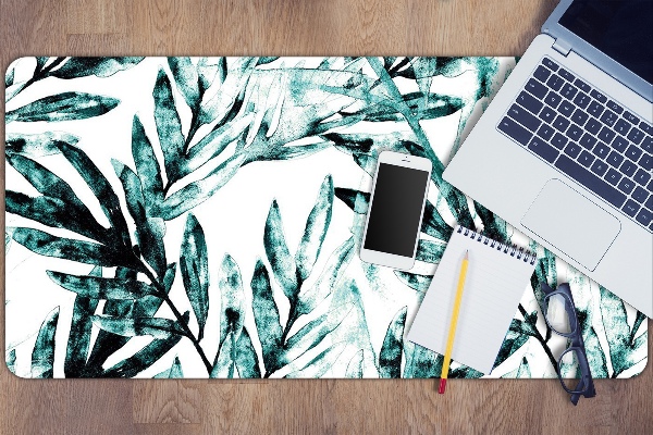 Sous-main bureau Paume tropicale