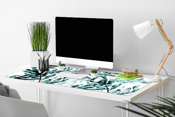 Sous-main bureau Paume tropicale