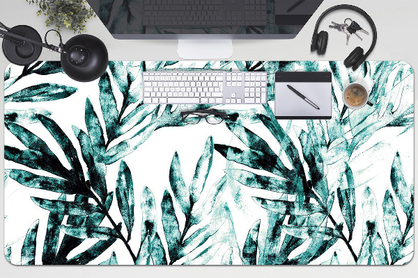 Sous-main bureau Paume tropicale