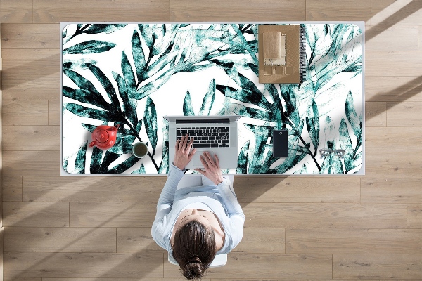 Sous-main bureau Paume tropicale