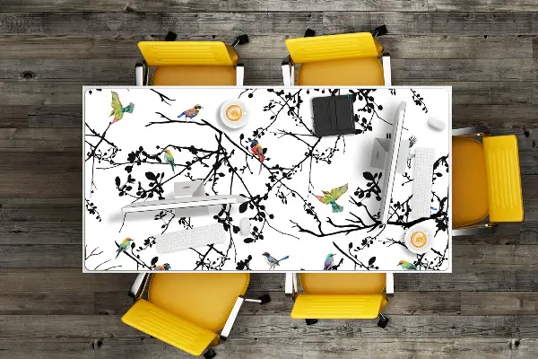 Tapis de bureau Oiseaux et branches