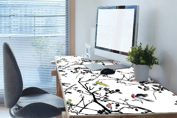 Tapis de bureau Oiseaux et branches