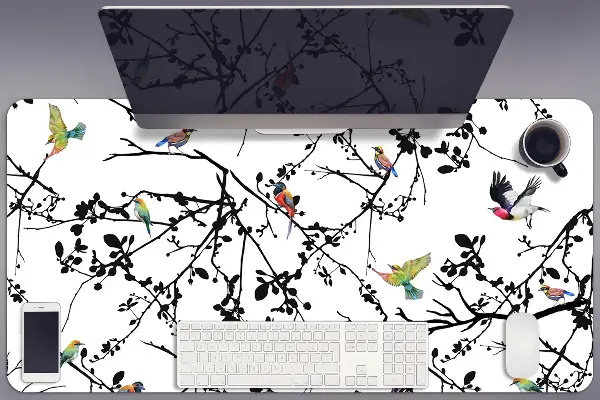 Tapis de bureau Oiseaux et branches