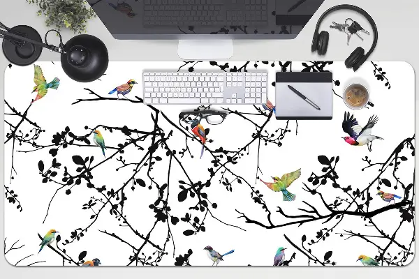 Tapis de bureau Oiseaux et branches