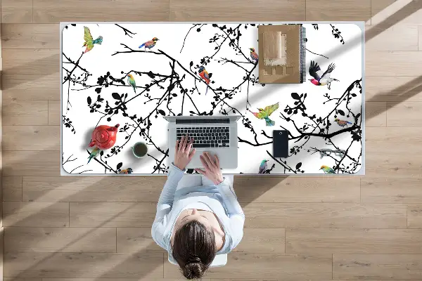 Tapis de bureau Oiseaux et branches