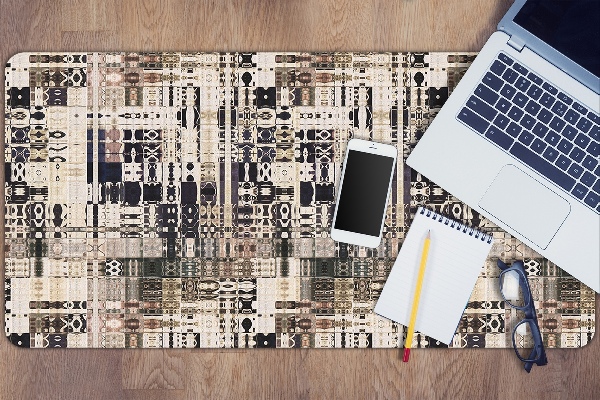 Sous-main bureau Tuiles de style boho
