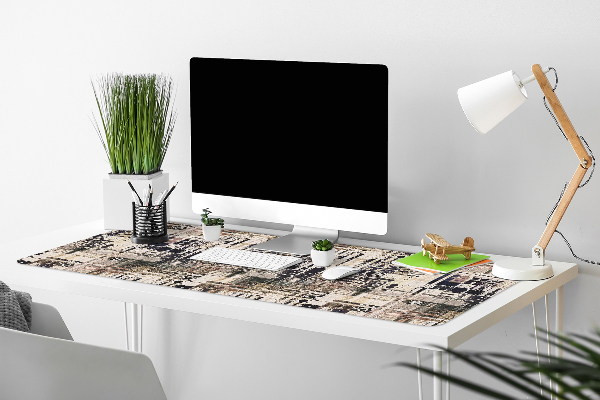 Sous-main bureau Tuiles de style boho