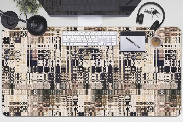 Sous-main bureau Tuiles de style boho