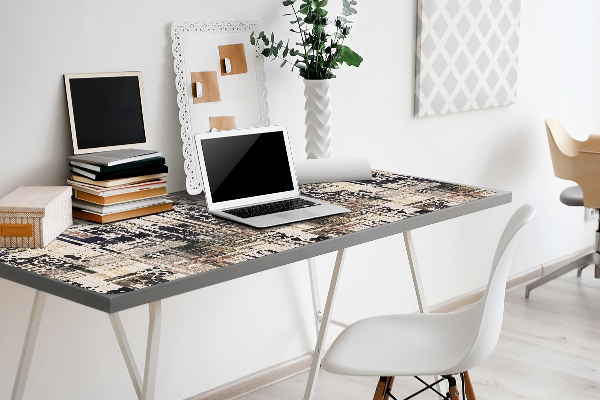 Sous-main bureau Tuiles de style boho