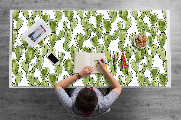 Sous main de bureau Kaktus boho